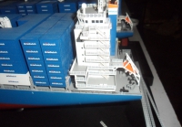 custom made model of Nile Dutch container ship